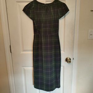 Night watch Plaid pencil dress